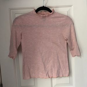 Pink short sleeve top
